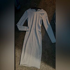 GRAY skinny dress 🩶